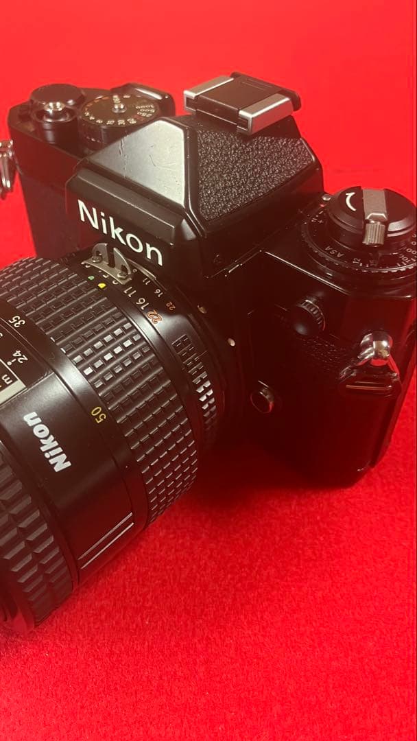 衝撃　新春大特価！　これが美品　ＦＥ ブラック　純正24-50mmズ-ム付き