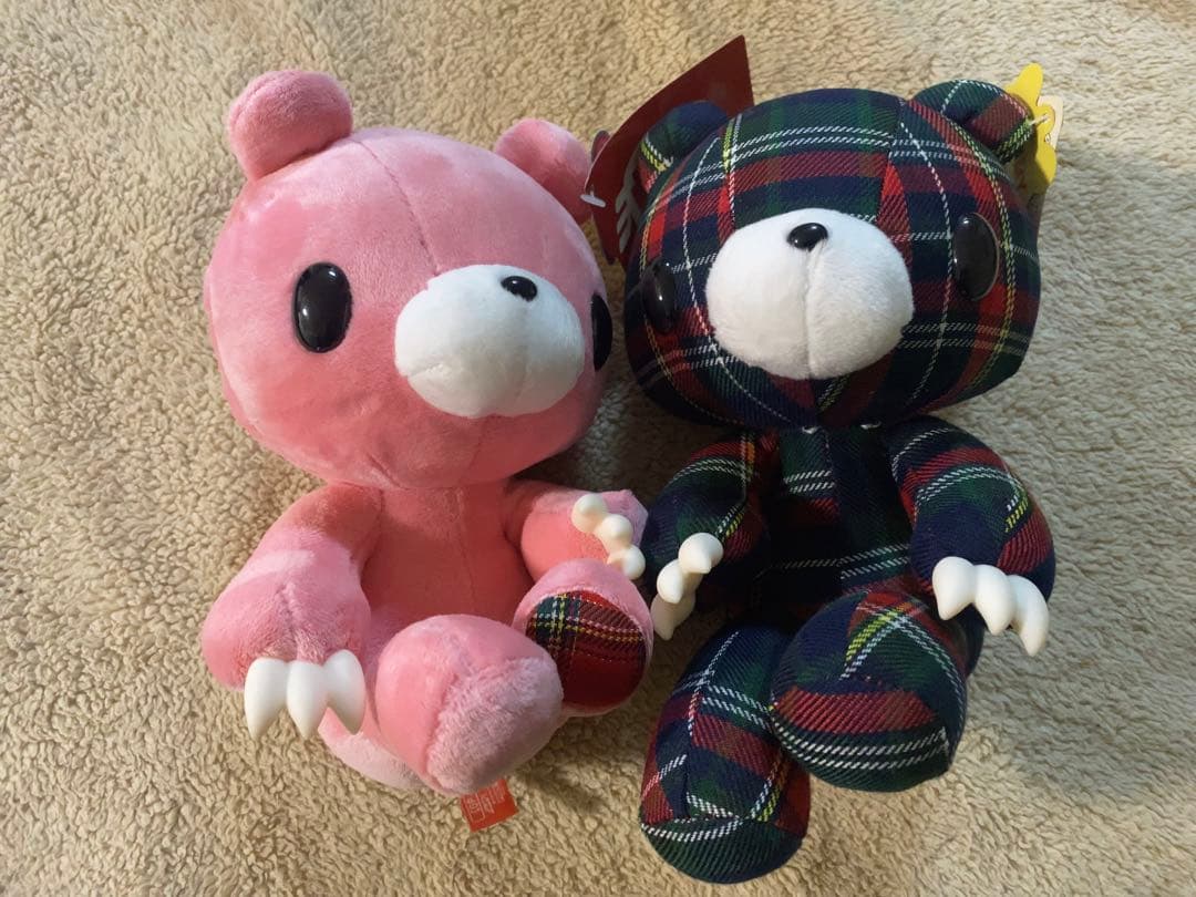 グルーミー チャックスGP タータンチェック柄コンプ ぬいぐるみ 希少セット