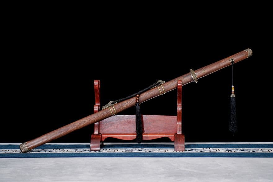 【長いシンプルな唐刀】 漢剣 古兵器 武具 刀装具 高級 鑑賞用 長剣 装飾用