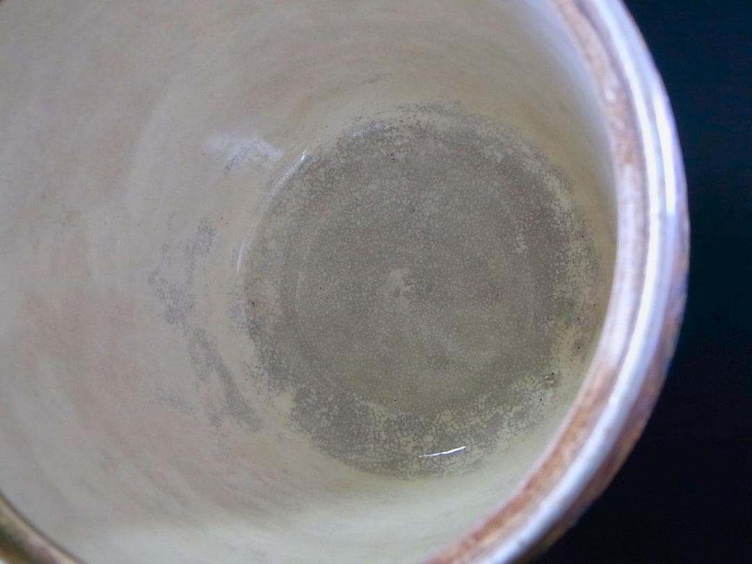 【 E878 】 超別格品　明治期本筋最高峰の献上薩摩焼　超細密盛上金彩絵付水指