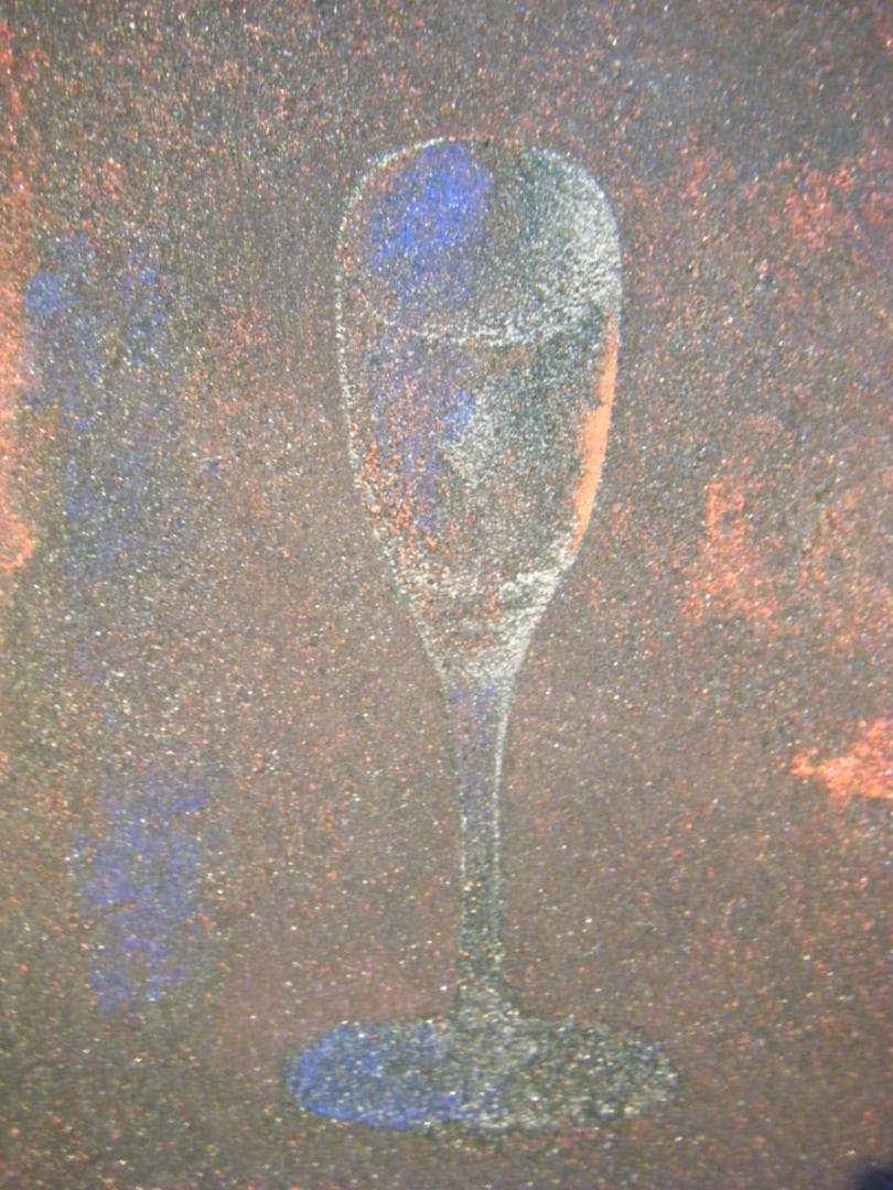 【真作】絵画　加藤東一　日本画4号　赤い実　日展理事長　箱入　M48