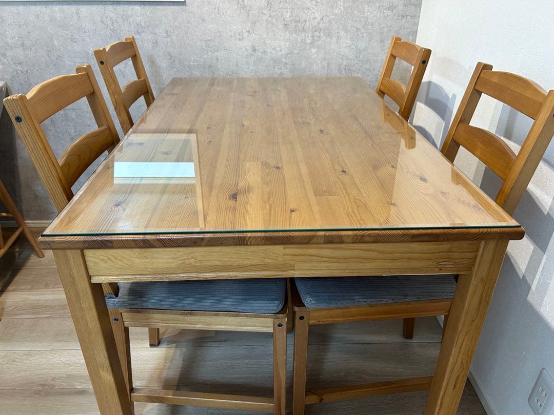 【引き取り限定】イケアヨックモック JOKKMOKK ダイニングテーブル チェア