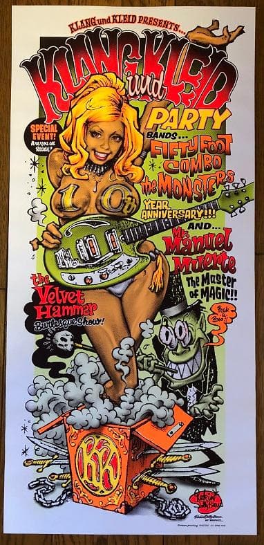 ロッキンジェリービーン シルクスクリーン　2枚組ポスター