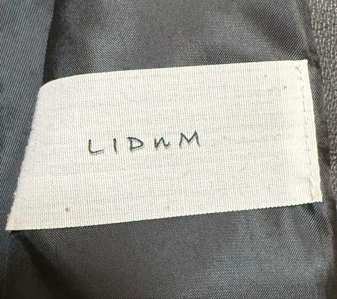 LIDNM レザーライダースジャケット　シングルライダース　シープレザー　羊革