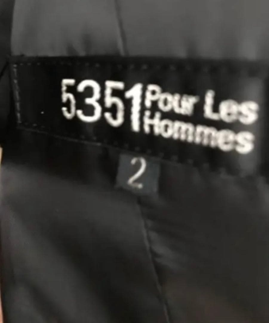 5351 r 最高級　ハラコ　レザージャケット