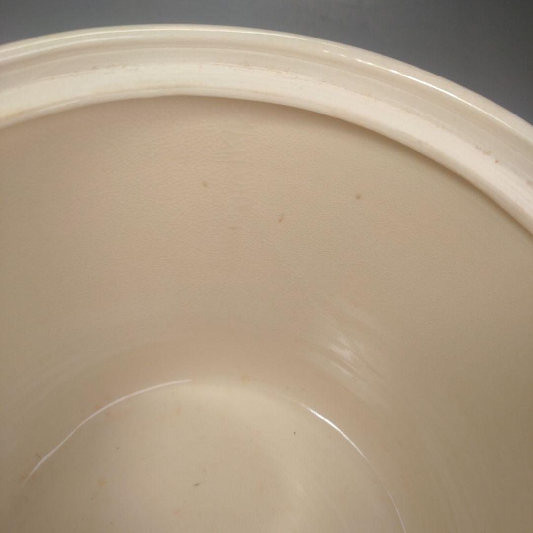 イ143 水指『鳴滝窯　橋本城岳造』『色絵扇面文　水指　共箱』茶道具