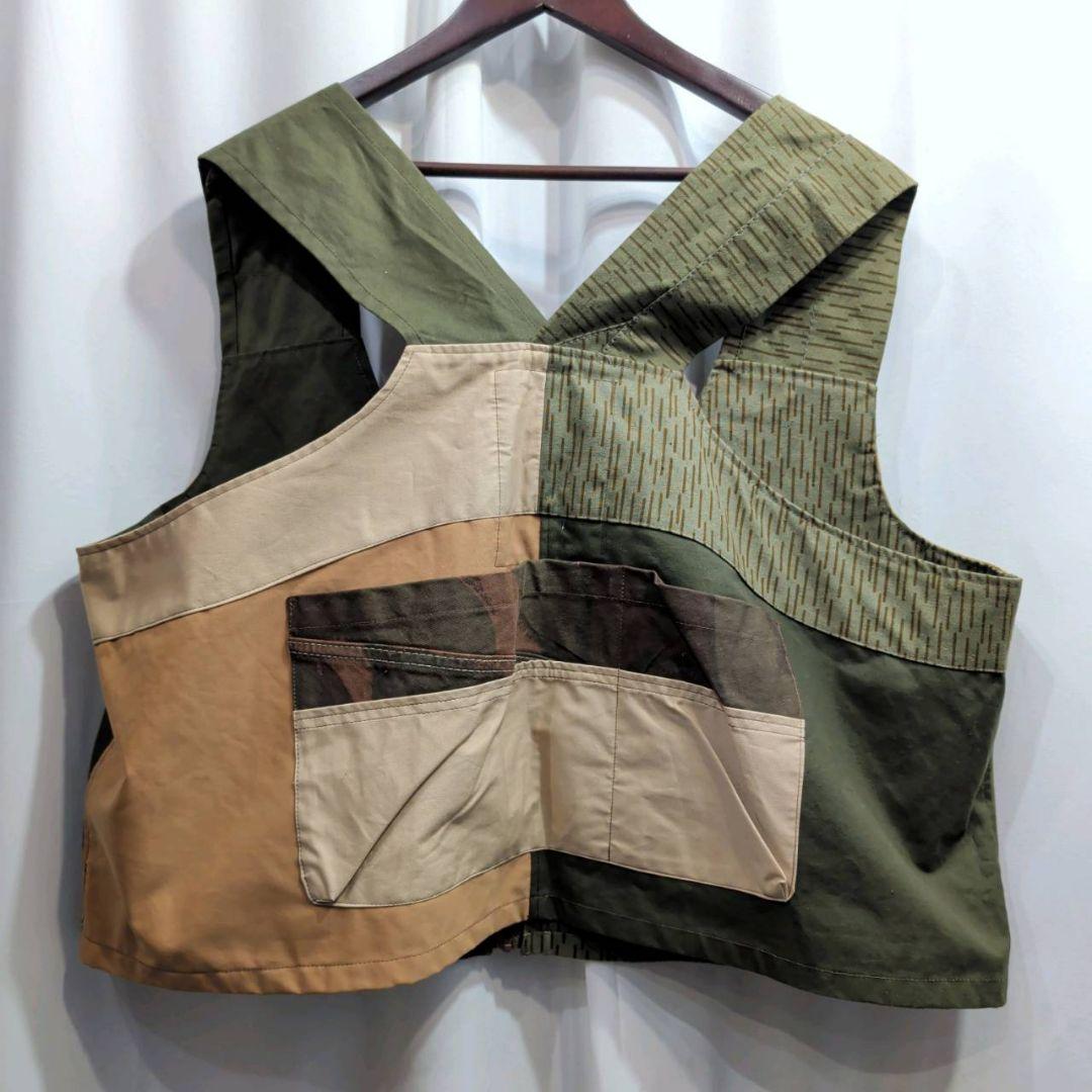 美品 Varde77 バルデ77 再構築 ミリタリー ミックスベスト XL相当