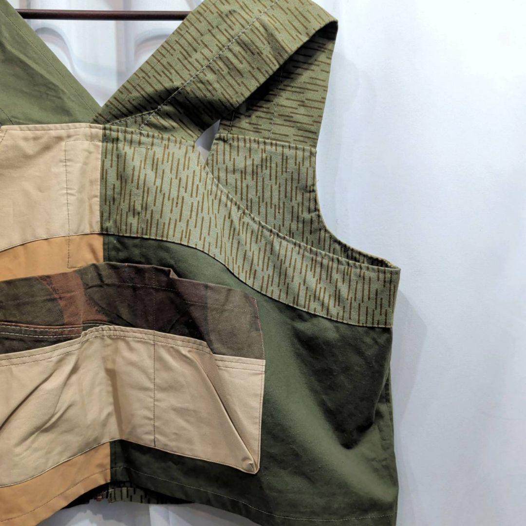 美品 Varde77 バルデ77 再構築 ミリタリー ミックスベスト XL相当