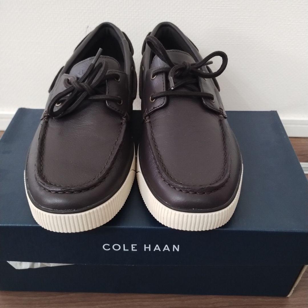 新品！COLE HAAN コールハーン モカシン・デッキシューズ ダークブラウン