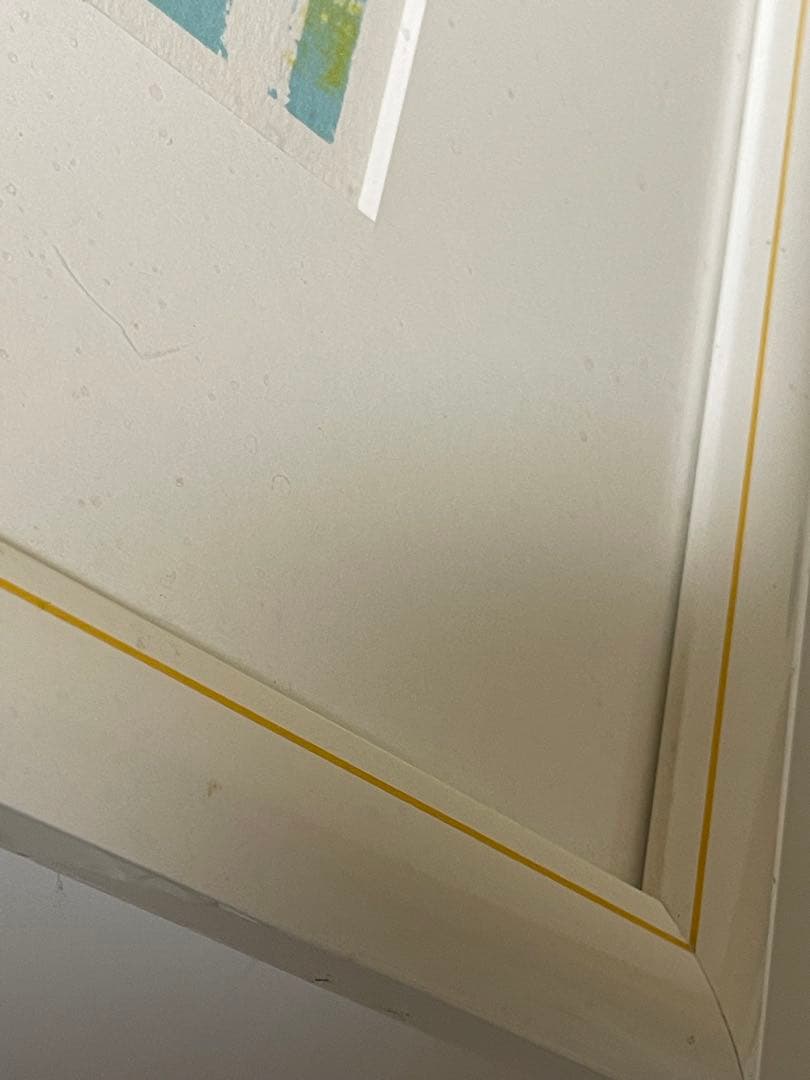 リトグラフ　版画　セルジュ・ラシス　/antique 英国　薔薇　白馬　縁起物