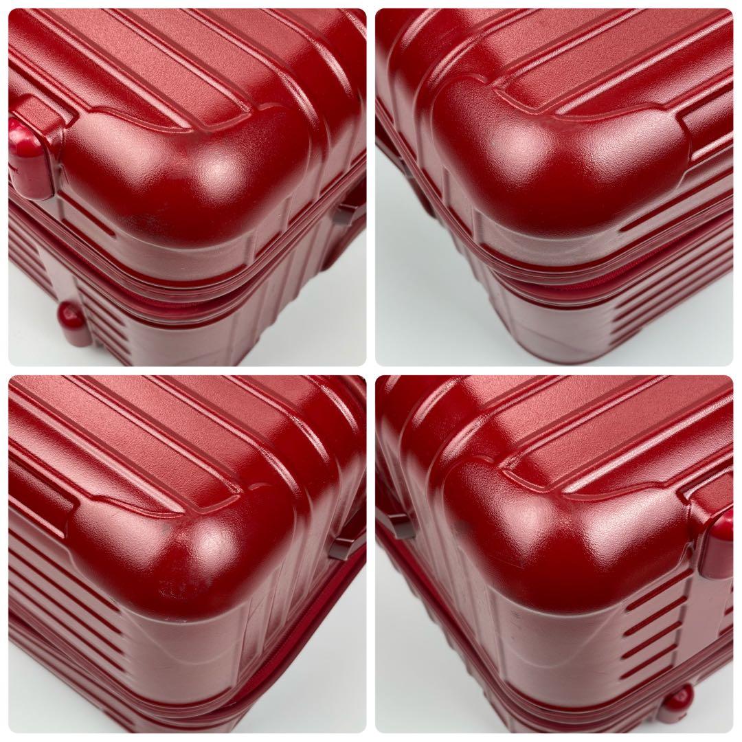 リモワ サルサ 82L キャリー スーツケース マット加工 レッド 2輪 大容量