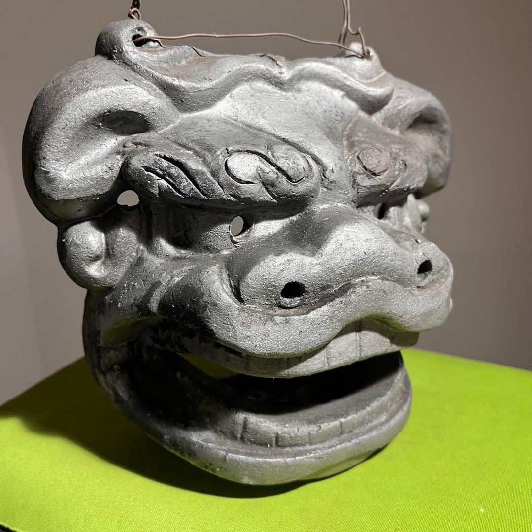 獅子舞　獅子頭　魔除け 厄除け　瓦