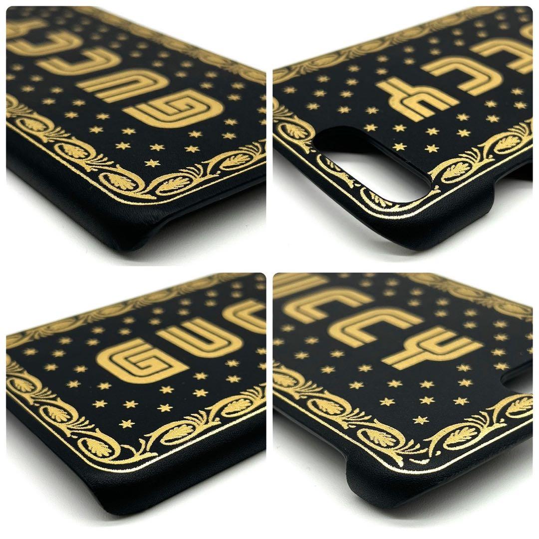 GUCCI グッチ GUCCY スターフレーム iPhone7/8ケース 黒