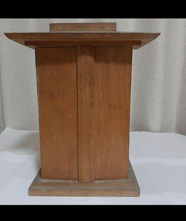 極彩色　稲荷明神　仏像　神像　　厨子