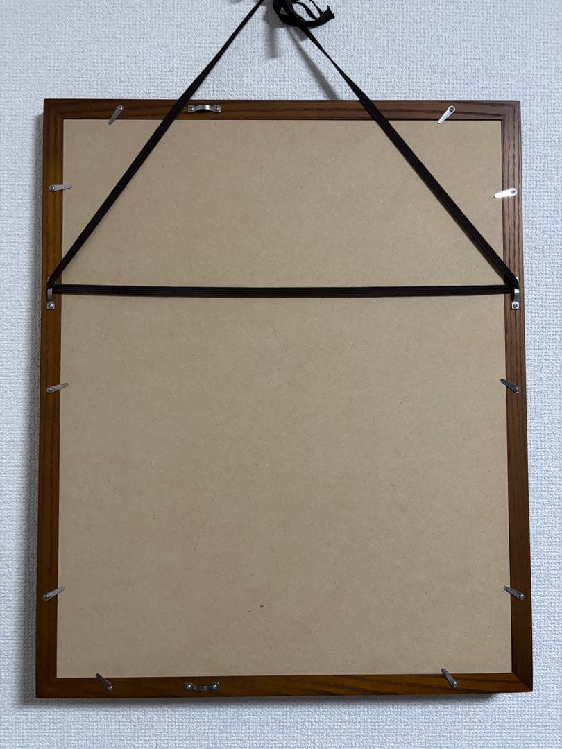 水墨画 星野富弘　小さな実　カレンダー額