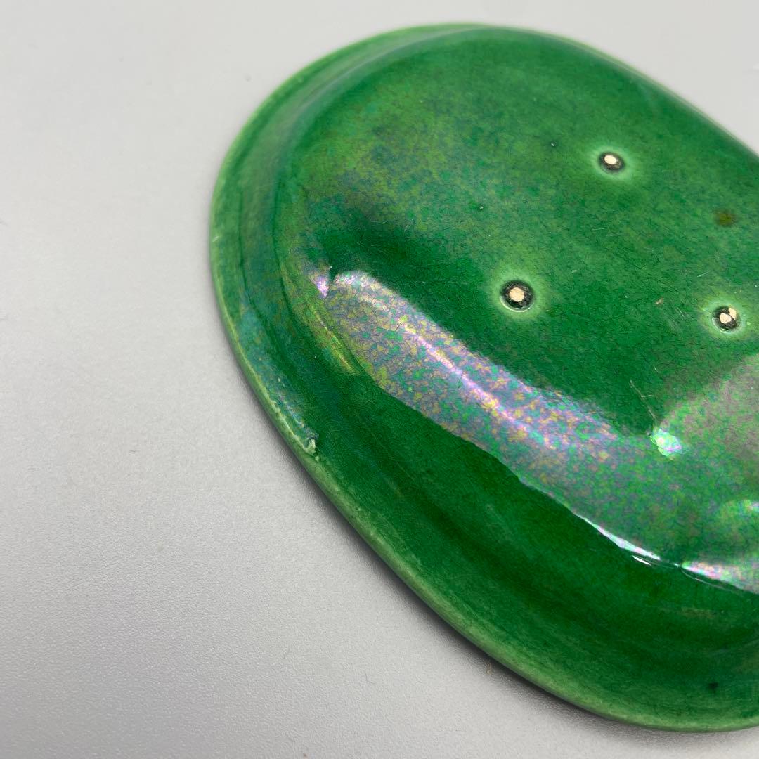 珉平焼 龍文 小判型小皿 5枚