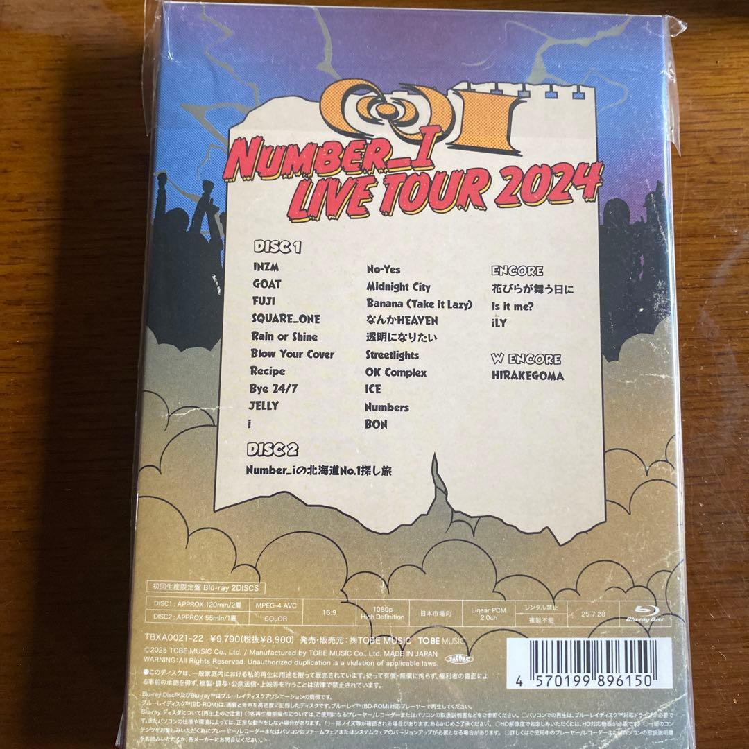 NUMBER-1 LIVE TOUR 2024 DVD 初回限定版