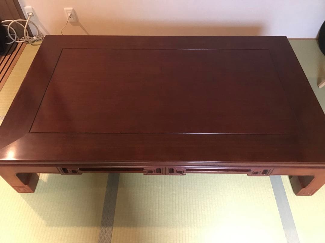 木製　座卓 ダークブラウン　和室　座敷　机