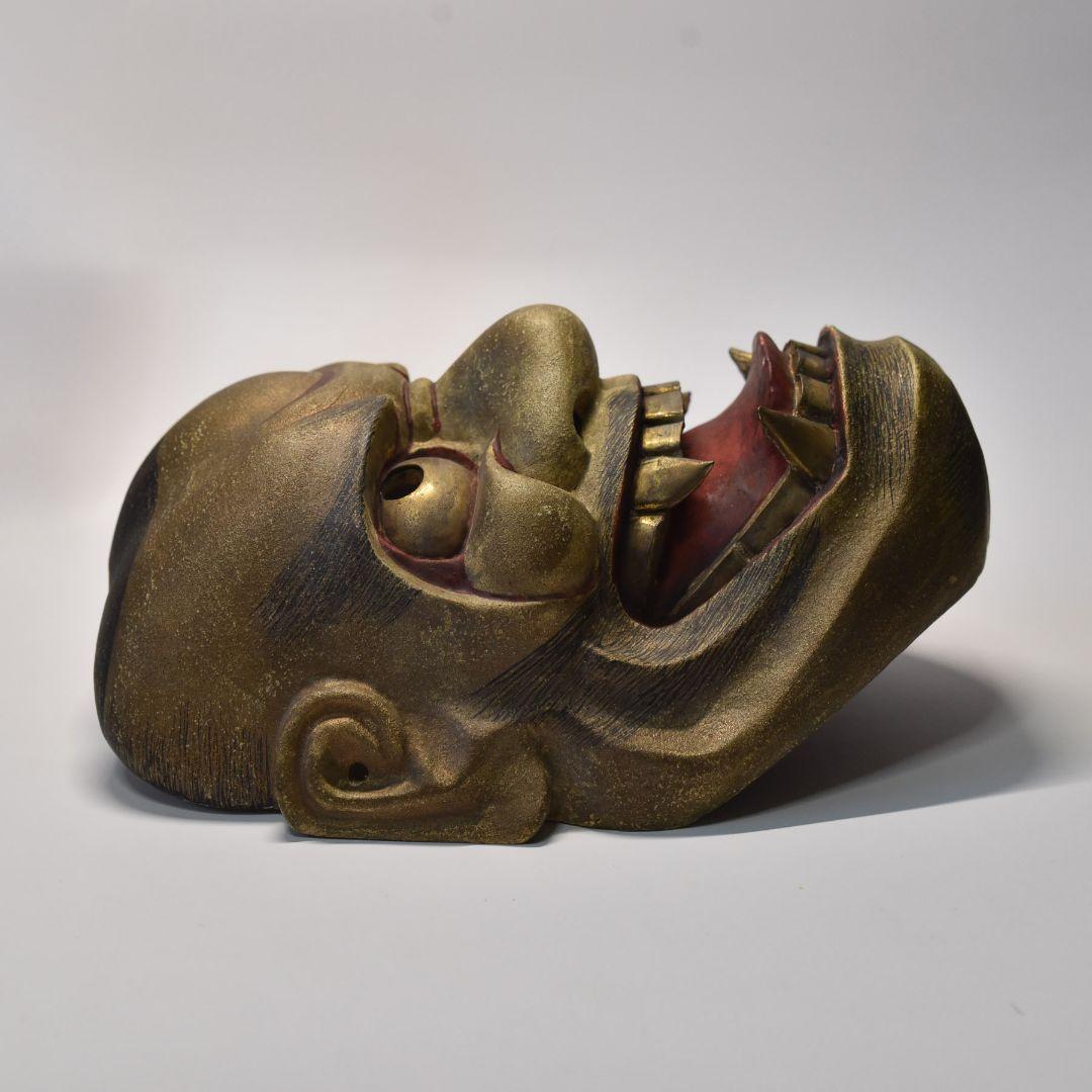 能面 獅子口 能面袋付 (M1)