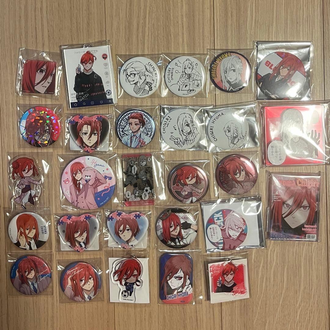 ブルーロック 千切豹馬 まとめ 缶バッジ アクリルキーホルダー アクリルブロック