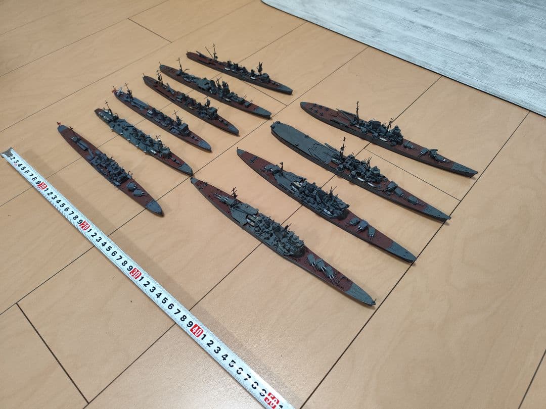 戦艦プラモデル10隻セット
