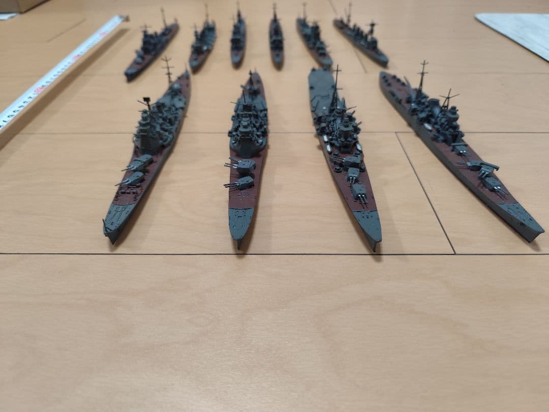 戦艦プラモデル10隻セット