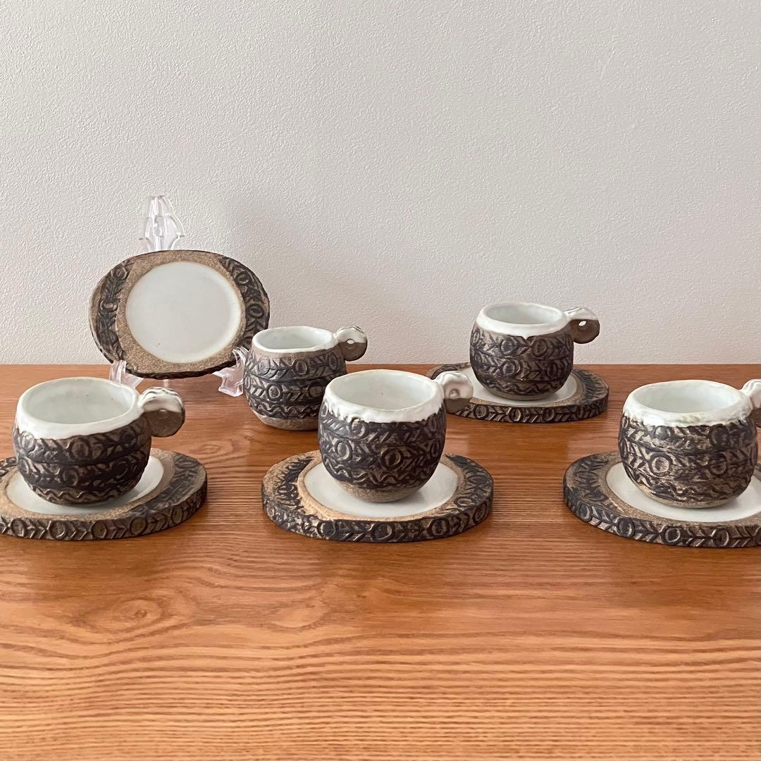 作家もの 陶芸家 カップ&ソーサー（プレート）