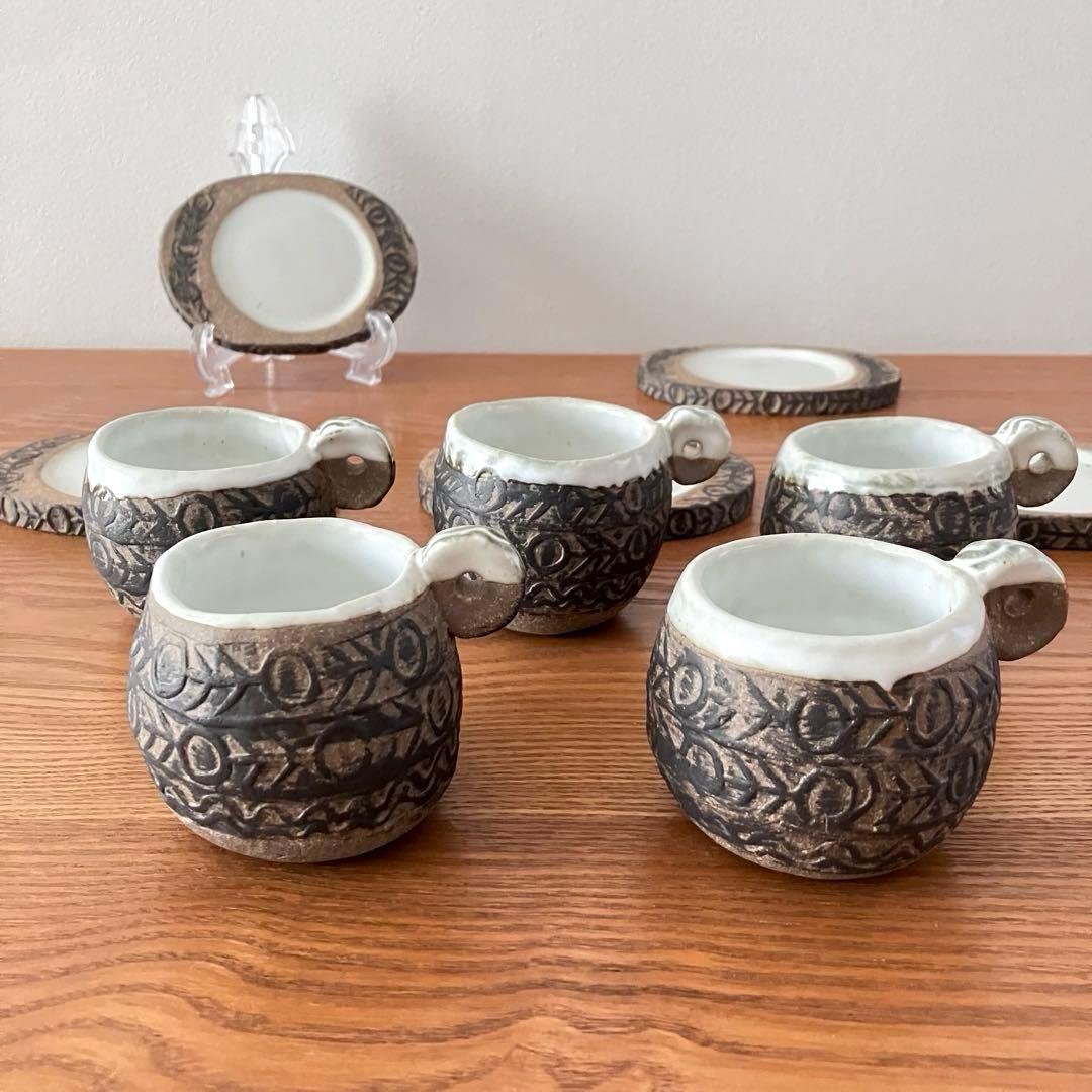 作家もの 陶芸家 カップ&ソーサー（プレート）