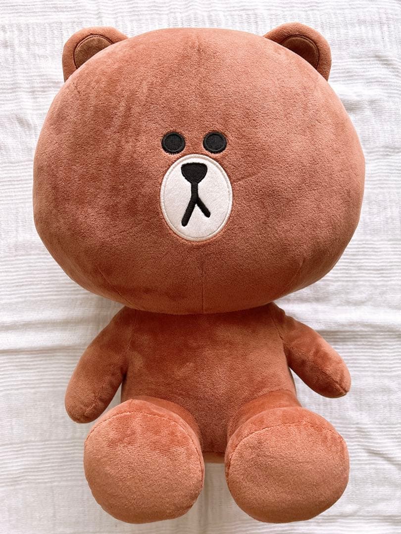 乃木坂46 久保史緒里　直筆サイン　LINELIVE当選品　ブラウンぬいぐるみ