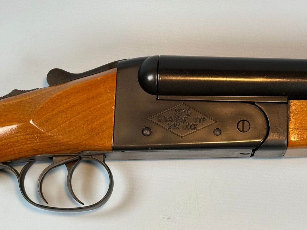 ハドソン製水平二連ダブルバレルショットガン 木製ストック