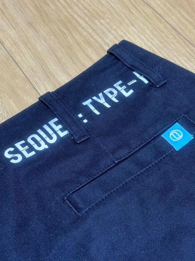 SEQUEL シークエル　TYPE-F チノパン　ネイビーM