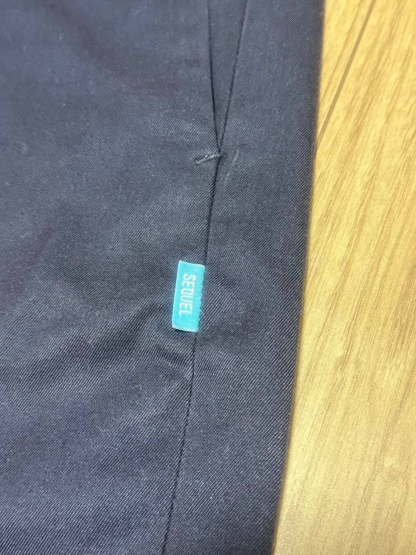 SEQUEL シークエル　TYPE-F チノパン　ネイビーM