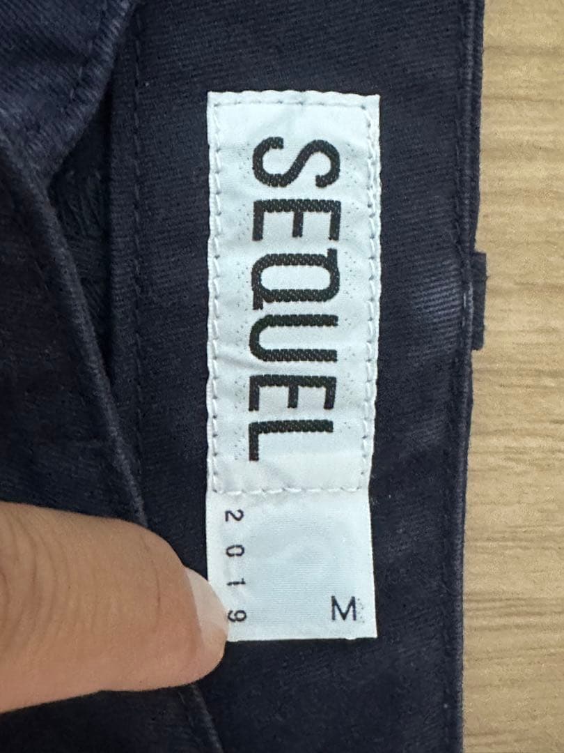 SEQUEL シークエル　TYPE-F チノパン　ネイビーM