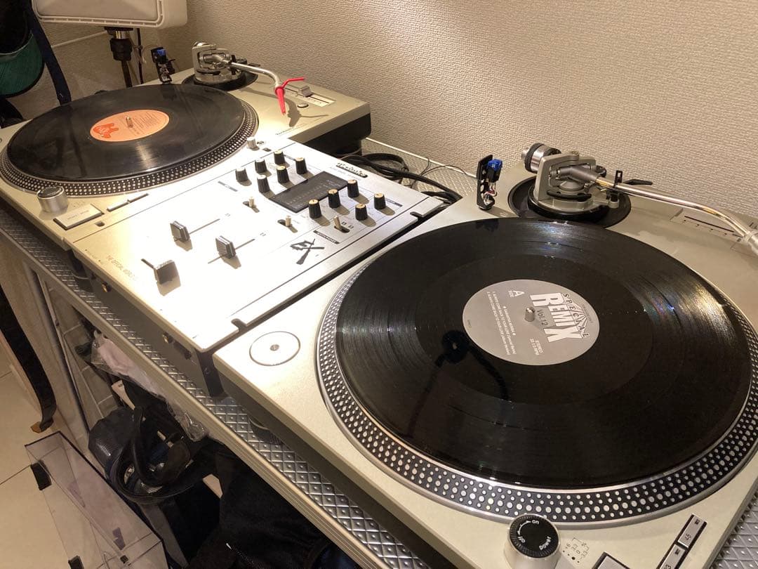 ターンテーブル 2台セット DJミキサー付き