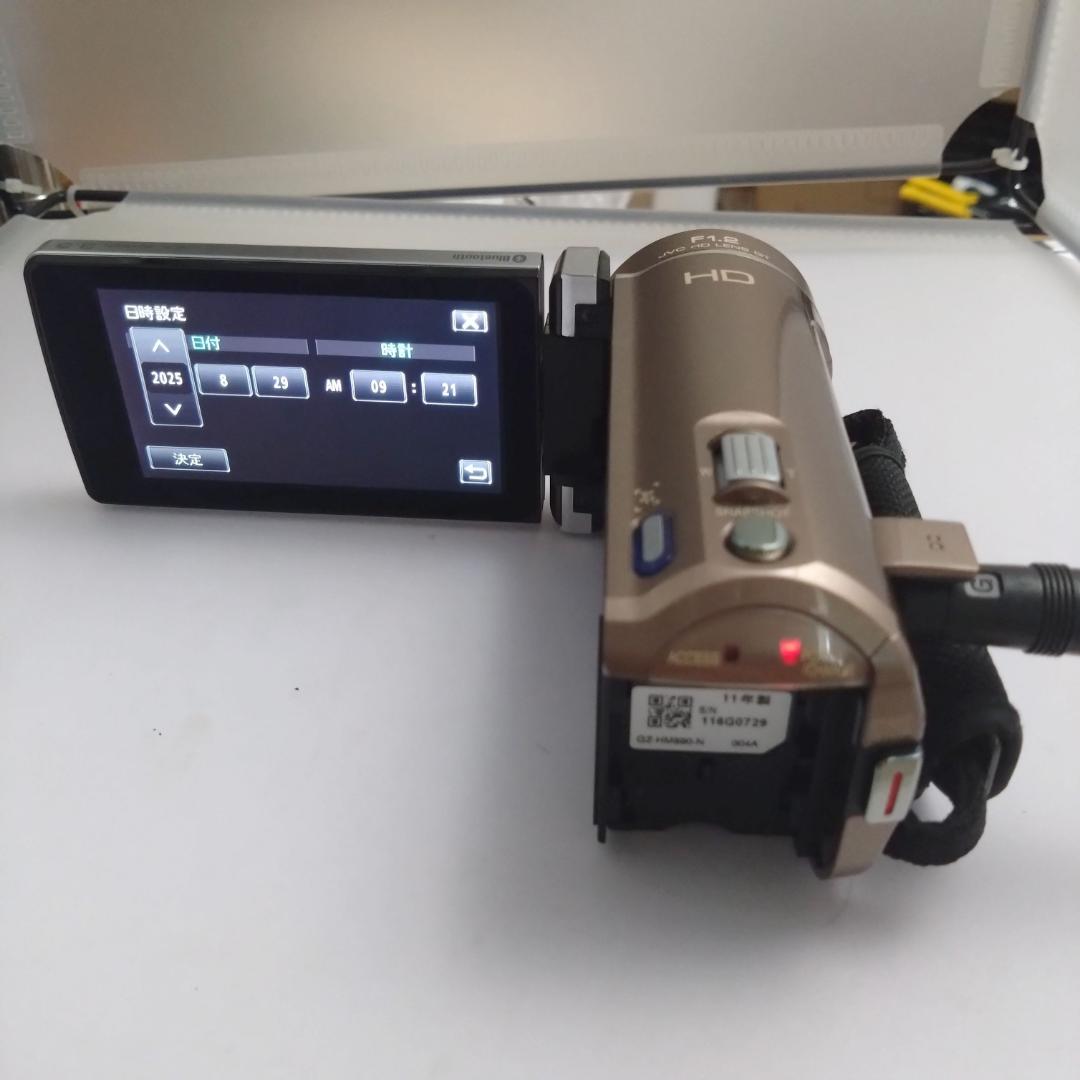 JVCケンウッド Everio　GZ-HM890-N ビデオカメラ 動作中古