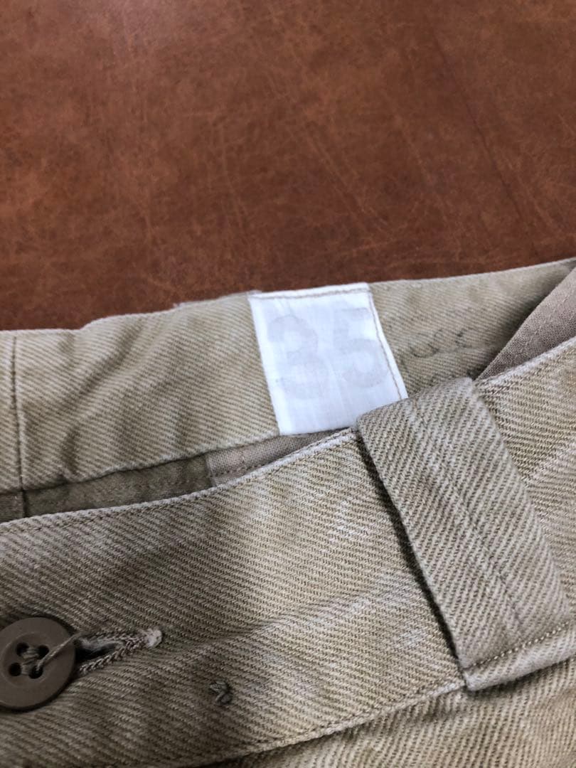 実物　フランス軍m52 チノパン　35サイズ　名作