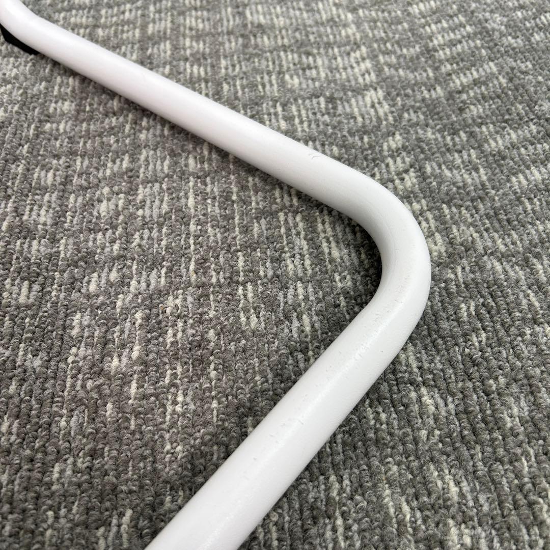 ③Knoll/ノル トボガン プルアップテーブル　ホワイトxホワイトオーク