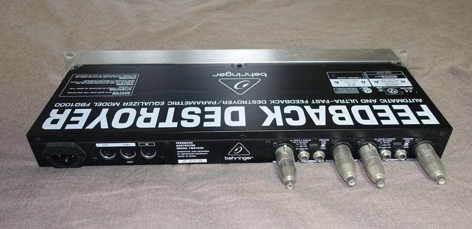 配信機器・PA機器・レコーディング機器 behringer FEEDBACK DESTROYER FBQ1000