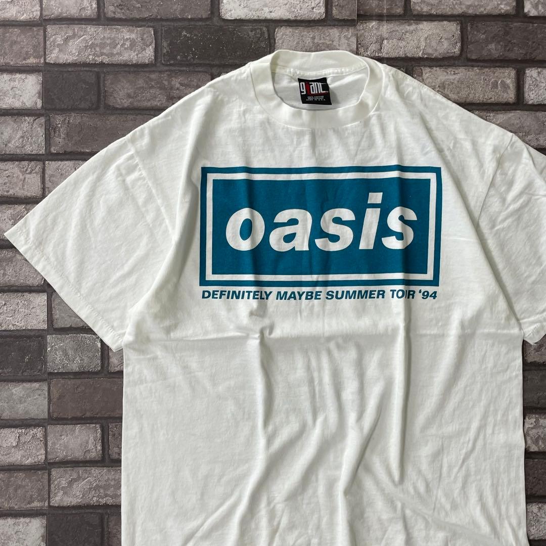 oasis オアシス 94 tour S/S band T shirt xl
