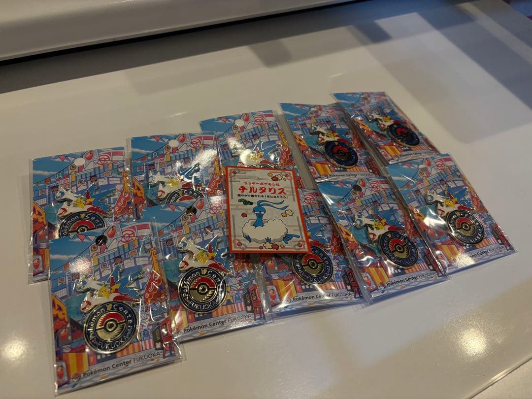 ポケモンセンターフクオカ　ロゴピンズ　ポケセン　ラティアス　ラティオス　10個