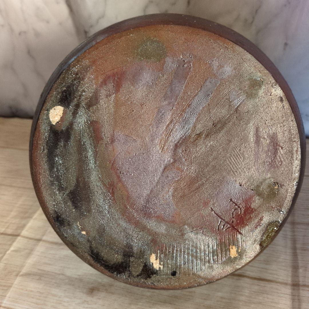 美品　花入　丹波焼　舟とっくり　森山丹山　茶道具