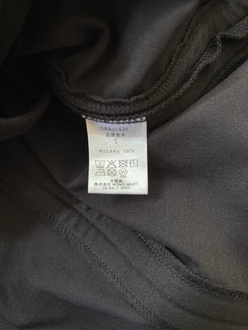 GRANCY ノースリーブ ブラック Sサイズ