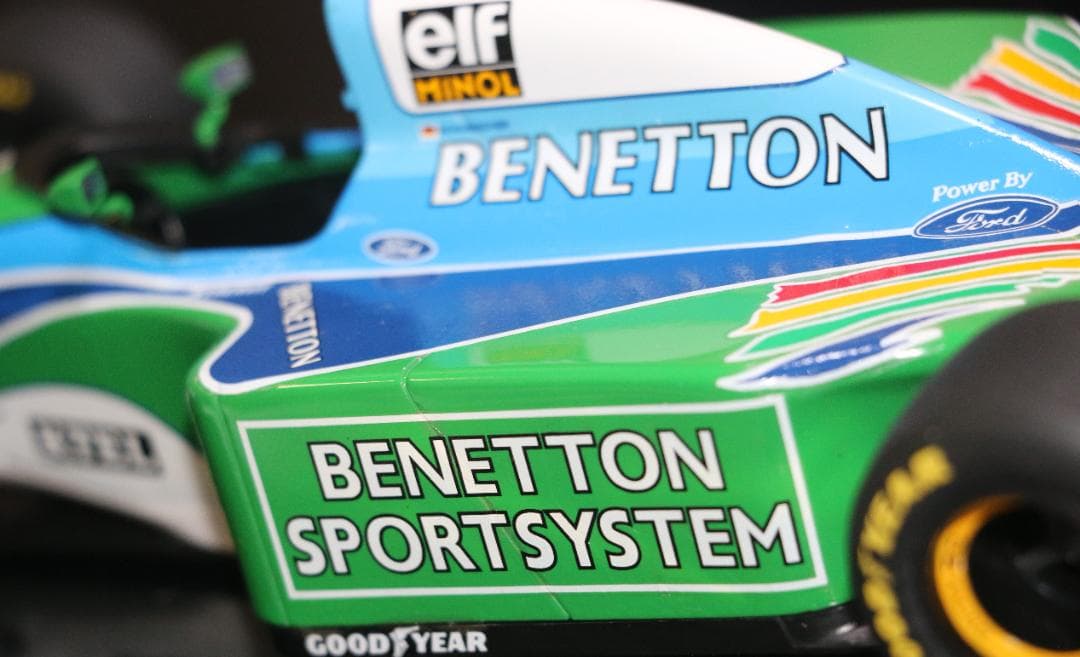 ビックスケール１／1８ ベネトンＢ１９３Ｂ ミハイル・シューマッハコレクション