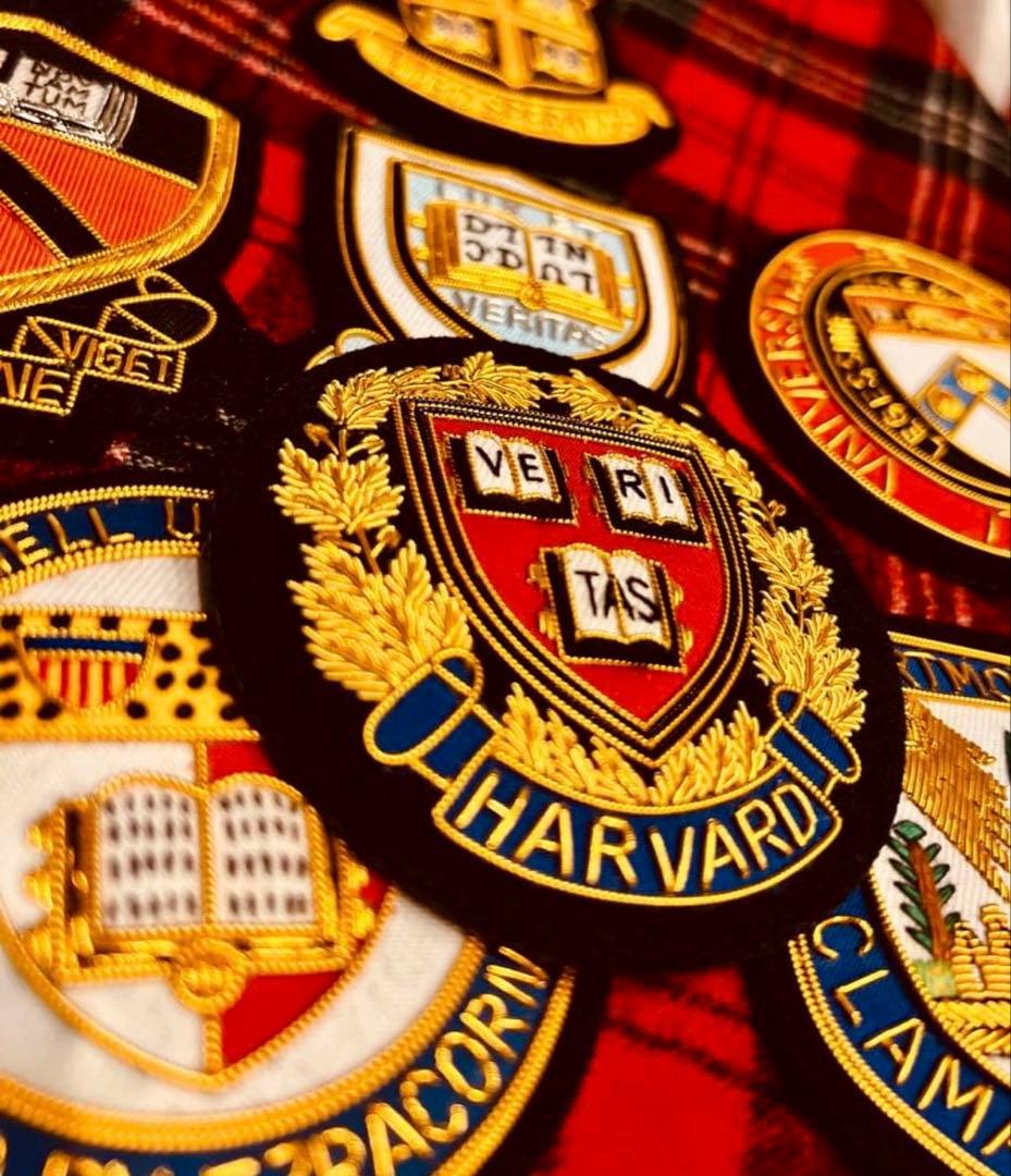 アメリカ東部8大学ブレザー、モールエンブレム8個セット！大変貴重