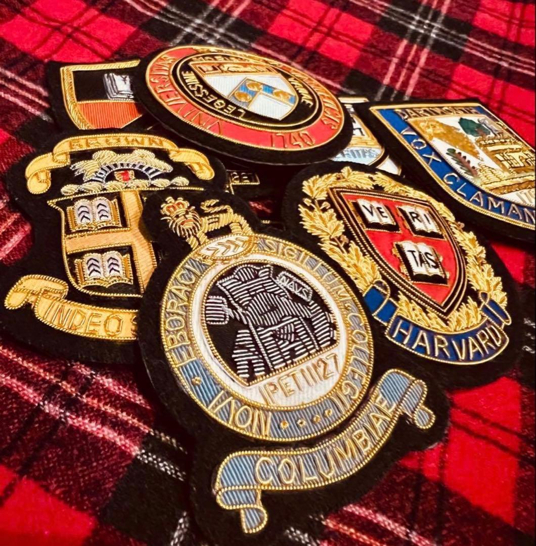 アメリカ東部8大学ブレザー、モールエンブレム8個セット！大変貴重