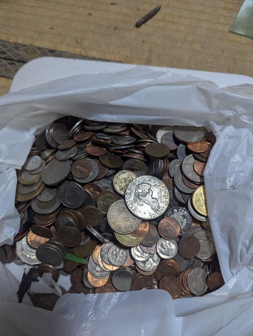 【約4.4kg】外国 外貨 大量 まとめ売り