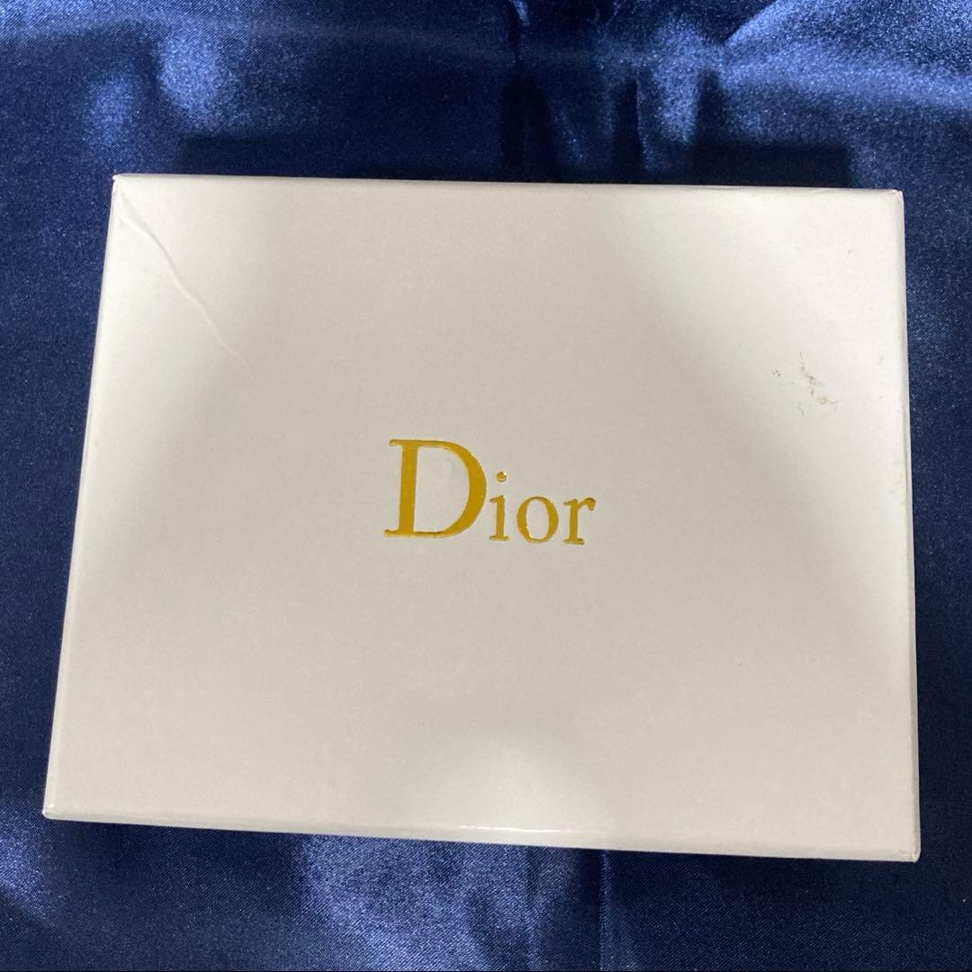極美品箱付き/DIOR /ミニバイフォールドウォレット オブリークジャガード