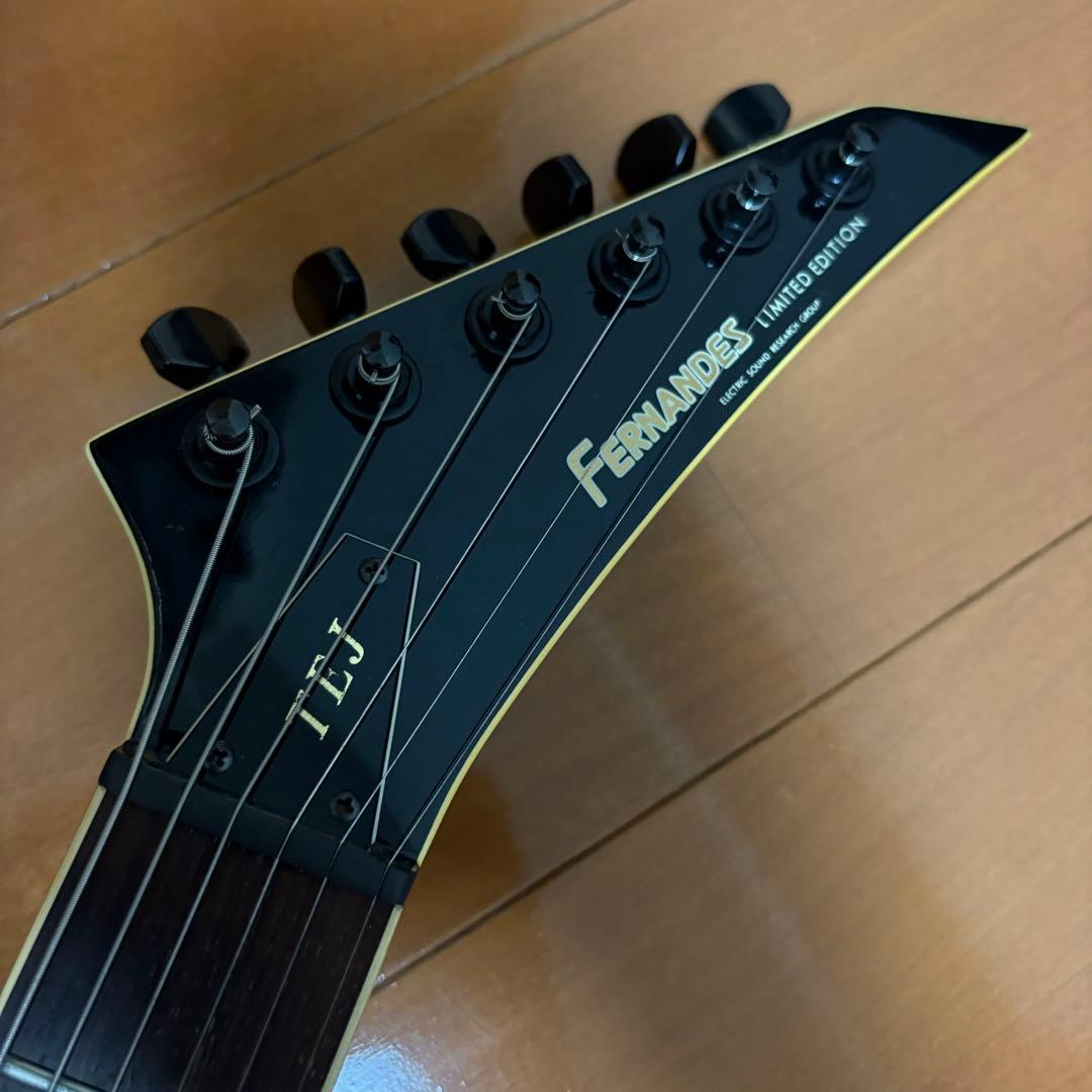 ス*ド様 FERNANDES TEJ-70 金文字ピックアップ　16.5F結合