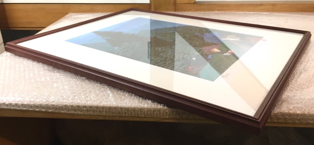 ○原田泰治 ふるさとの四季 夏 第Ⅴ集 1989年 4枚組の内の一枚 額装済み！