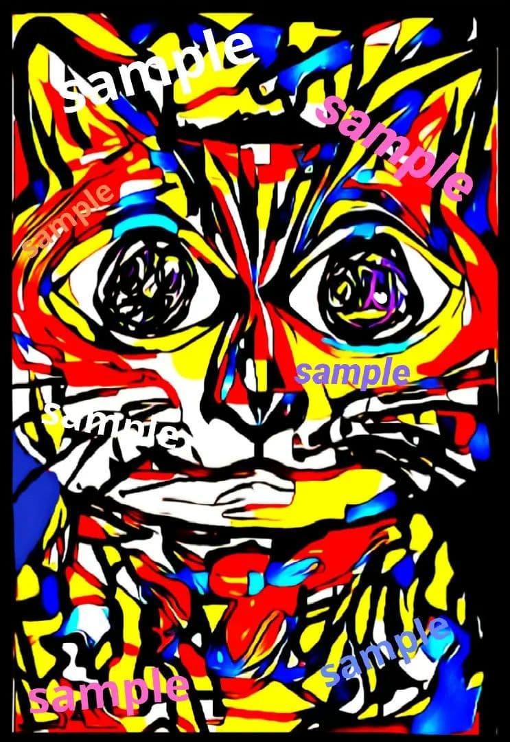 コッポラオリジナルアート作品 2作品限定❢ 『主人を待つネコ』